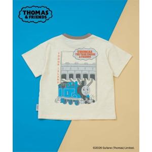 and D.petitmain / アンドディー. プティマイン 【親子リンク】【きかんしゃトーマス】KIDSリラックスリンガー半袖Tシャツ