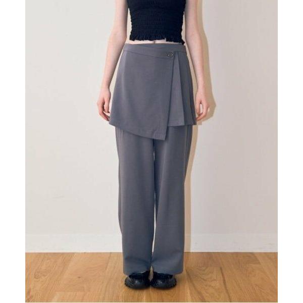 Mi-je / ミジェ スカートレイヤードパンツ【韓国ファッション】