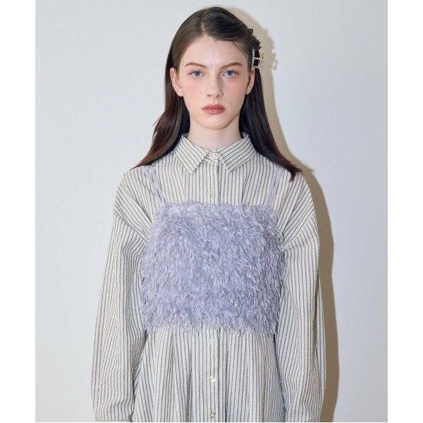 Mi-je / ミジェ フェザービスチェ【韓国ファッション】