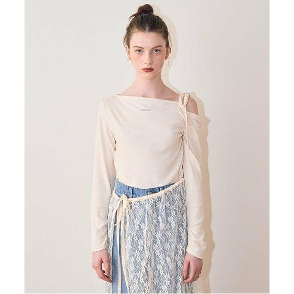 Mi-je / ミジェ ワンショルリボンテレコ【韓国ファッション】