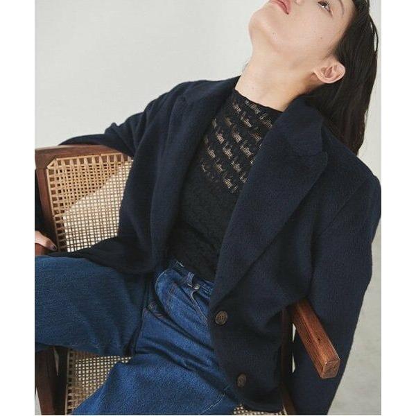 LUKU nari / ルクナーリ リボンレーストップス