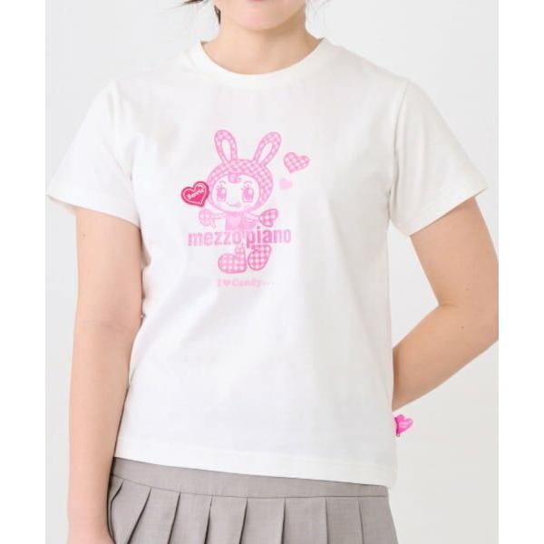 NARUMIYA CHARACTERS / ナルミヤキャラクターズ ベリエちゃん ラメプリントTシャ...