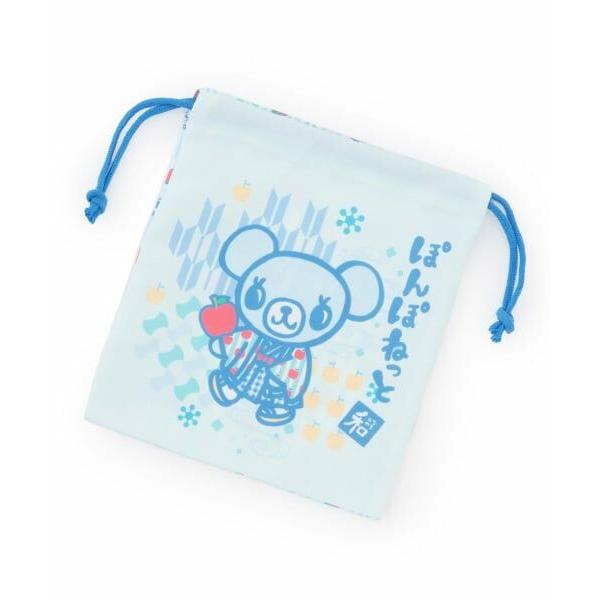 NARUMIYA CHARACTERS / ナルミヤキャラクターズ 和柄巾着【ナカムラくん】【ミント...