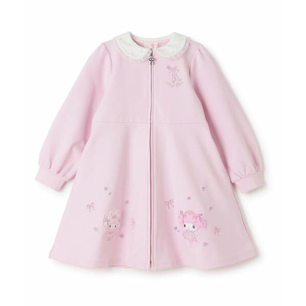 mezzo piano / メゾピアノ 【マイメロディ/マイスウィートピアノ】フロントZIPワンピー...