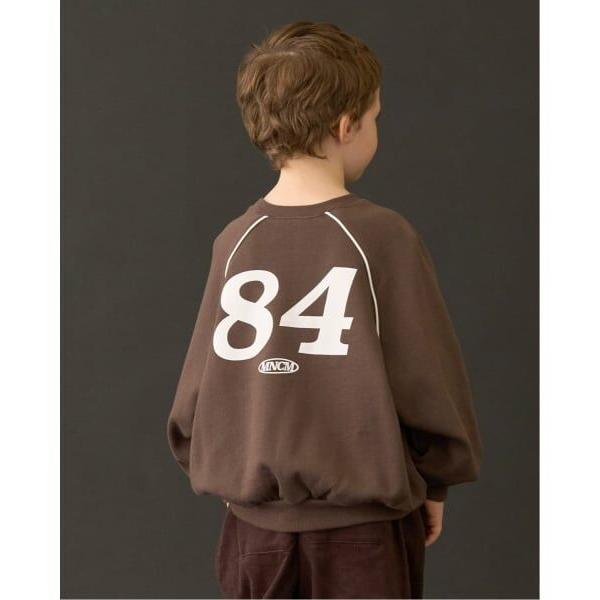 b・ROOM / ビールーム 【MNCM】【毛玉バイバイ裏起毛】ラグランパイピングビッグスウェット