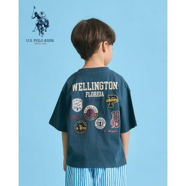 b・ROOM / ビールーム 【U.S. POLO ASSN.】ワイドシルエットプリントTシャツ