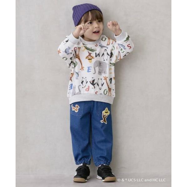 petit main / プティマイン 【おさるのジョージ】カットロングパンツ