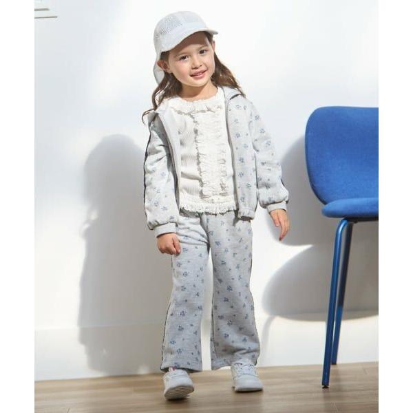 petit main / プティマイン 【リンク】花柄スウェットパンツ