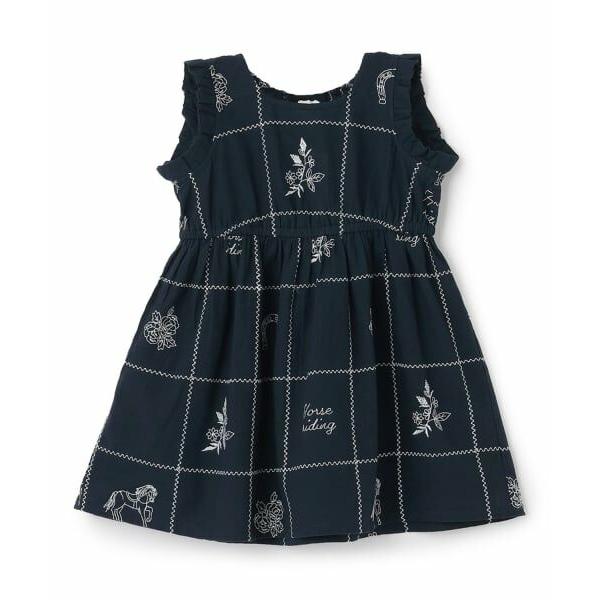 petit main / プティマイン 【リンク】インド綿刺しゅうワンピース