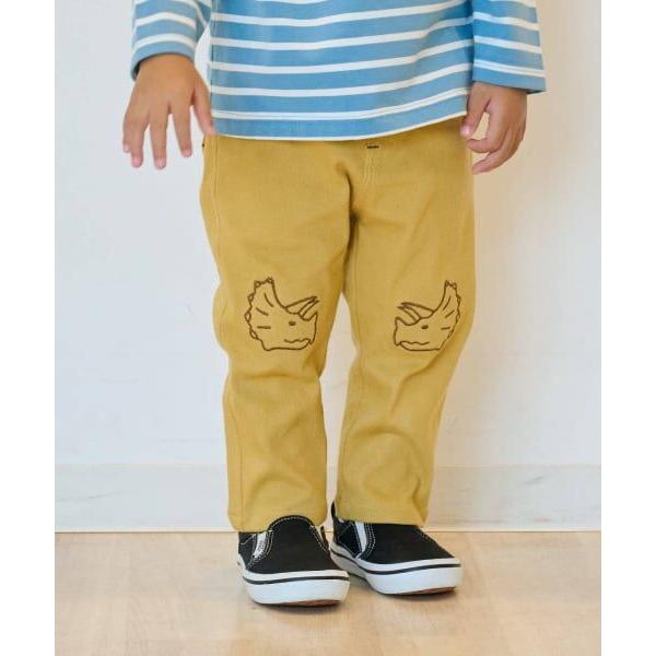 kladskap / クレードスコープ 恐竜と火山ロング丈テーパードパンツ