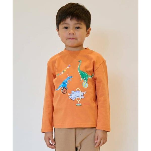 kladskap / クレードスコープ サーカスザウルス/恐竜長袖Tシャツ