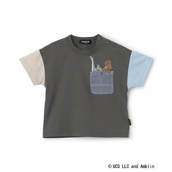 kladskap / クレードスコープ 【JURASSIC】恐竜クレイジーカラー半袖Tシャツ