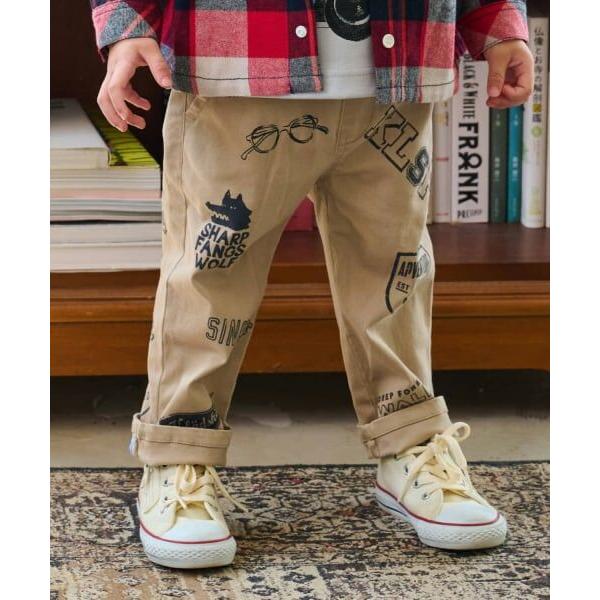 kladskap / クレードスコープ マルチプリントロング丈ストレートパンツ