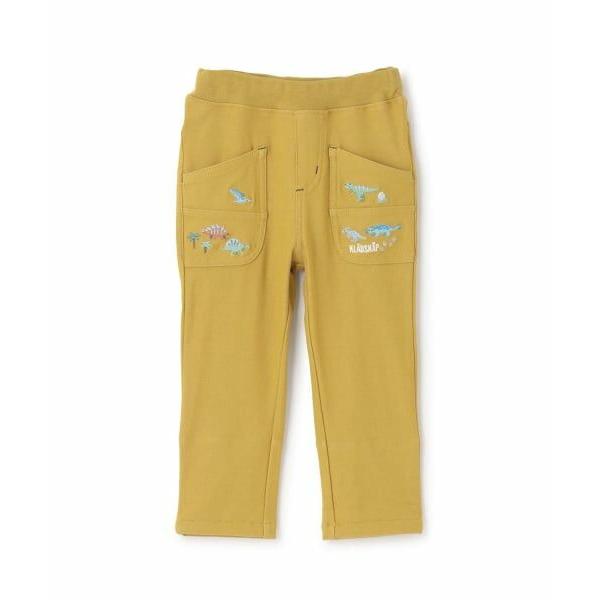 kladskap / クレードスコープ 恐竜刺しゅうロング丈ストレートパンツ