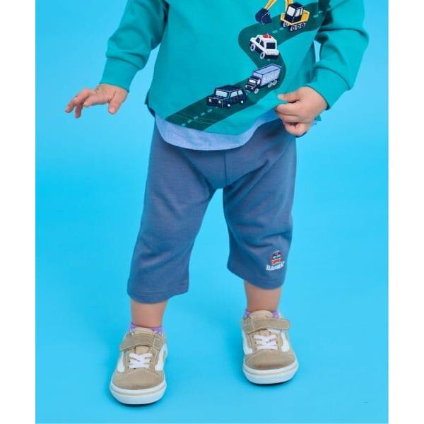 kladskap / クレードスコープ 車ワンポイント刺しゅう6分丈レギパン