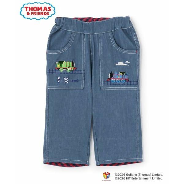 kladskap / クレードスコープ 【トーマス】裾裏チェック6分丈パンツ