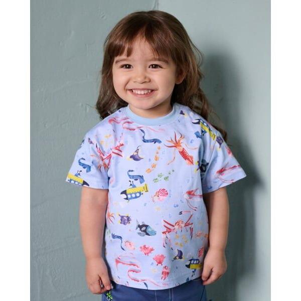 kladskap / クレードスコープ 深海魚総柄半袖Tシャツ