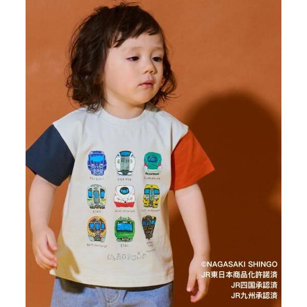 kladskap / クレードスコープ 正面電車クレイジーカラー半袖Tシャツ