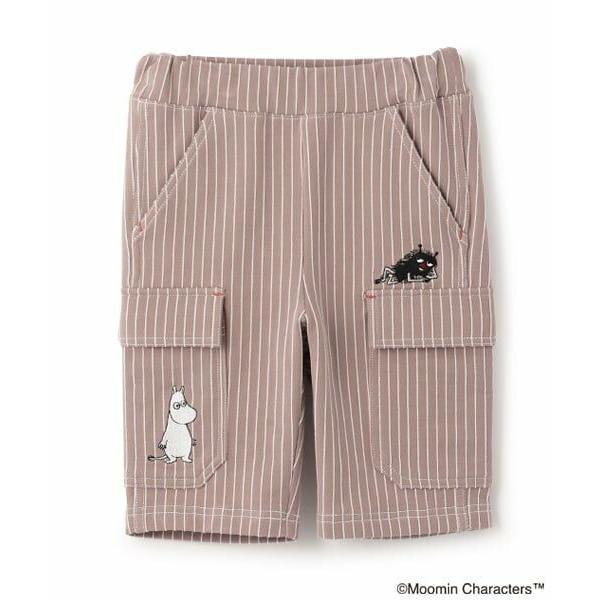 kladskap / クレードスコープ MOOMIN/刺しゅうストライプ6分丈パンツ