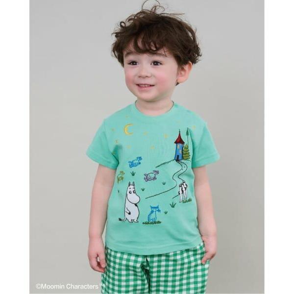 kladskap / クレードスコープ 【MOOMIN】ムーミンと夜空半袖Tシャツ