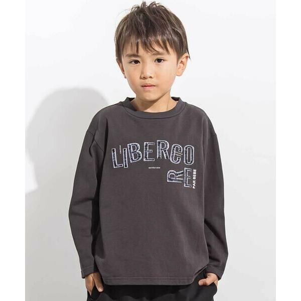 LIBERCORE par BEBE / リベルコア パル ベベ ジグザグステッチレタリングロゴ天竺...