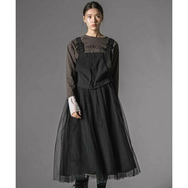 LIBERCORE par BEBE / リベルコア パル ベベ チュールスカートセパレートリップス...