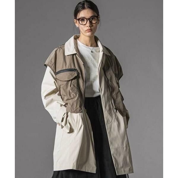 LIBERCORE par BEBE / リベルコア パル ベベ リップストップベスト付きストレッチ...