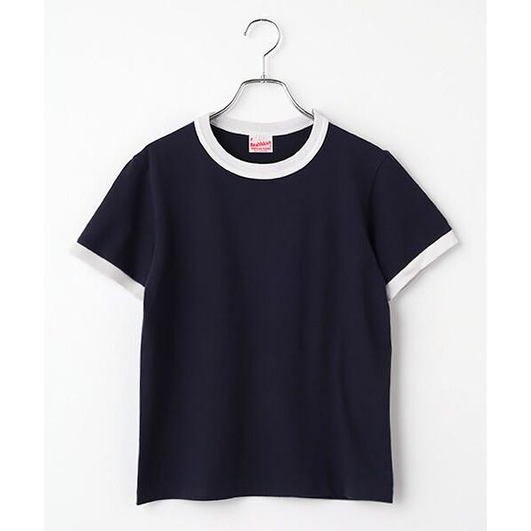 Healthknit / ヘルスニット 【レディース】トンプキンス　リンガークルーネック半袖Tシャツ
