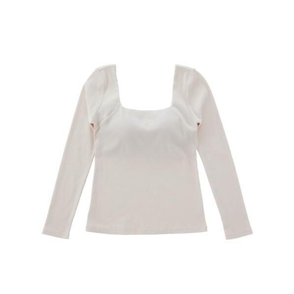 OUR WACOAL / アワワコール カップインスクエアネックリブＴシャツ　レディスウェア　トップ...
