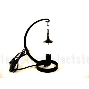 最安値挑戦中★H22.5cmステンドグラス専用吊り型ランプベースE12　フロアスタンドタイプ　テーブ...