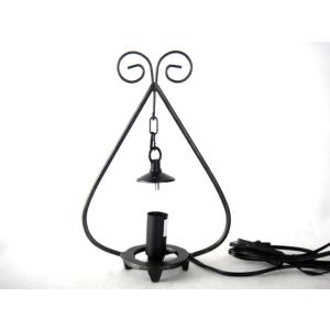 最安値挑戦中★H26cmステンドグラス専用壺型ランプベースE12　フロアスタンドタイプ　テーブルラン...