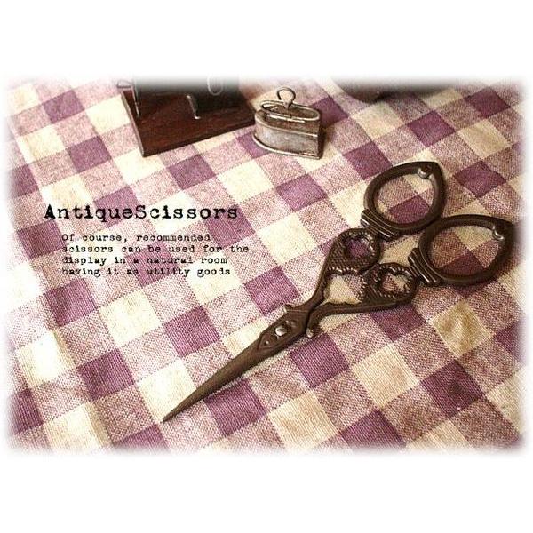 ★デザインシザーno,2　ナチュラルフレンチアンティーク系　糸切バサミ鋏ハサミ雑貨通販【RCP】