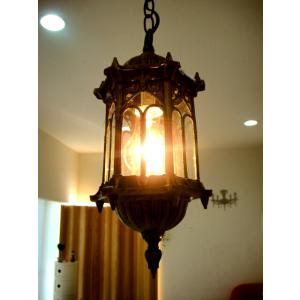 ★アンティーク調ペンダントランプオリエンタル　E26　/アジアンエスニックランタン風ランプ雑貨通販【...