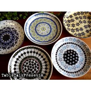 ★ポタリーフィールドケーキ皿5枚セット　取皿　ギフトにもオススメ♪美濃焼き国産　南仏北欧風デザイン　...