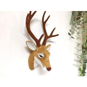アウトレット★バンビウォールデコ　鹿の壁飾り　鹿の頭　鹿壁掛け　北欧風オブジェ　剥製ではありません　...