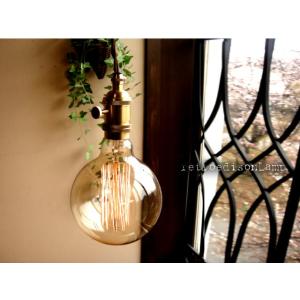 訳あり　アウトレット★【no6-60W】個性的な大きなレトロ球◆E26エジソン電球125mm　レトロ...