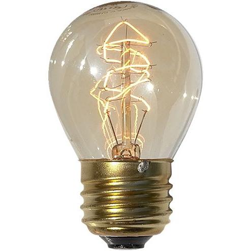 ★エジソン型電球 E26口金 G45型　エジソン電球40W　レトロ電球　白熱電球レトロ球アンティーク...