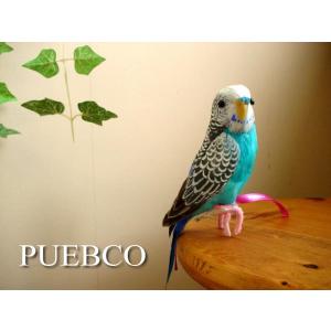 ★PUEBCO（プエブコ） Budgie　Blue　セキセイインコ/鳥　販売カラーブルー雑貨通販【RCP】｜selectstore