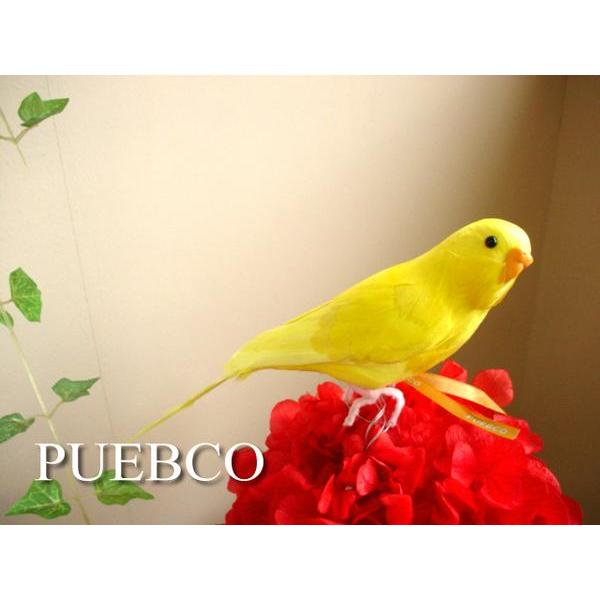 ★PUEBCO（プエブコ） Budgie　イエロー　セキセイインコ　/鳥雑貨通販【RCP】