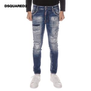 ★完売必至★ DSQUARED2 ☆Medium Filo Blu Wash 80'S ジーンズ Medium Filo Blu Wash 80'S Jeans