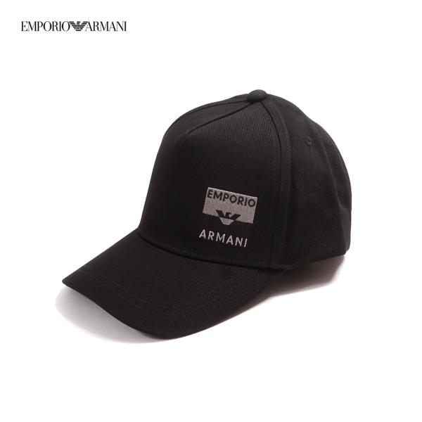 エンポリオ・アルマーニ EMPORIO ARMANI キャップ 帽子 メンズ ブラック 627379...