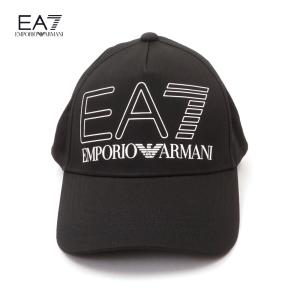 エンポリオ・アルマーニ  EMPORIO ARMANI EA7 キャップ 帽子 メンズ ブラック 240142 4R102 42520｜selecty