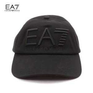 エンポリオ・アルマーニ  EMPORIO ARMANI EA7 キャップ 帽子 メンズ ブラック×ブラック 245091 CC980 07320｜セレクトテイストYahoo!店