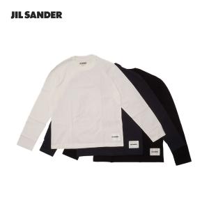 ジルサンダー JIL SANDER ロングスリブTシャツ ３枚パック レディース 3色セット J40GC0002 JTN254｜selecty