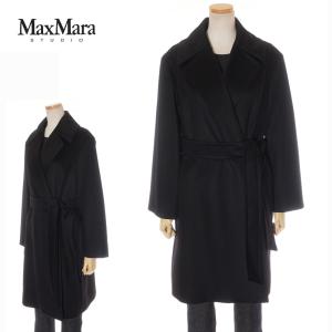マックスマーラ　ウール　ダークブラウンコート Mサイズ S MAXMARA MAX MARA エス マックスマーラ ガウンコート ESTURIA