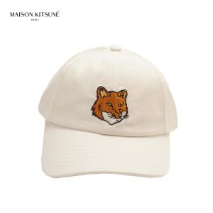 メゾン キツネ MAISON KITSUNE キャップ  ホワイト MM06103WW0096 P100｜selecty