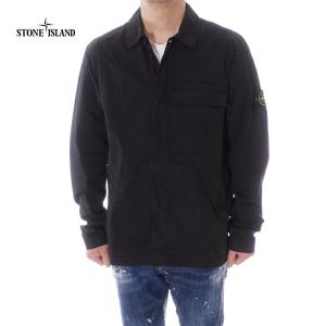 ストーンアイランド STONE ISLAND シャツ ジャケット メンズ ブラック 801510710 V0029｜selecty