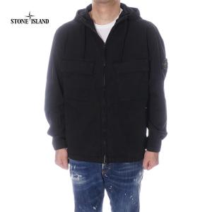 ストーンアイランド STONE ISLAND フード付きジャケット メンズ ブラック 801542610 V0029｜selecty