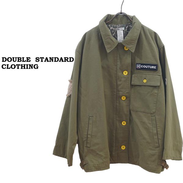 SALE50%OFF DOUBLE STANDARD CLOTHING バックサテンミリタリーブルゾ...