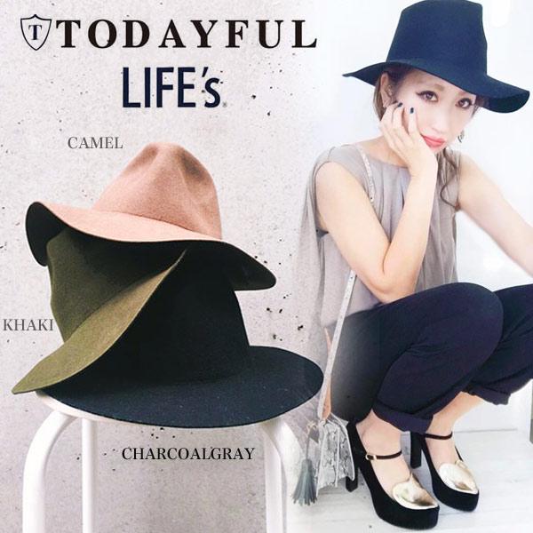 SALE50%OFF TODAYFUL トゥデイフル Wool Felt Hat ハット 帽子 11...